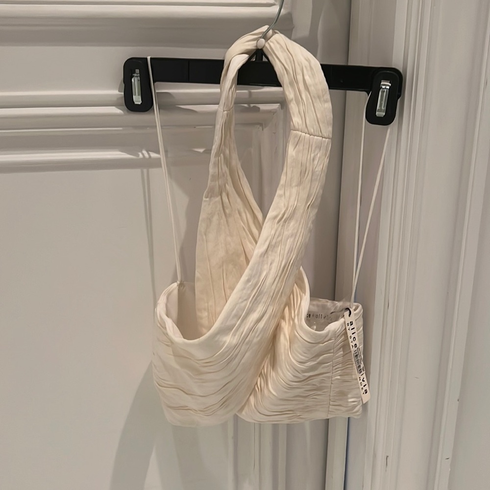 Alice + Olivia Halter top. Brand new NWT.